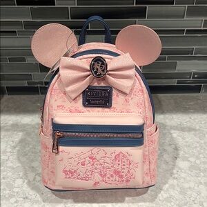 Disney Loungefly Backpack with Bow Riviera Resort